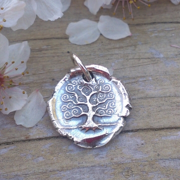 Insignia / Fine Silver Pendant - Tree of Life